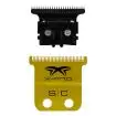 SC523GB Stylecraft Replacement Fixed X-Pro Precision Gold Titanium Trimmer Blade with Black Diamond Carbon DLC THE ONE Precision Deep Tooth Cutter Set - Image 3